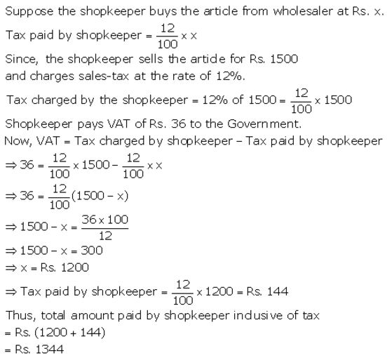 Selina Concise Mathematics Class 10 ICSE Solutions Value Added Tax image - 23