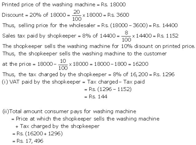 Selina Concise Mathematics Class 10 ICSE Solutions Value Added Tax image - 24