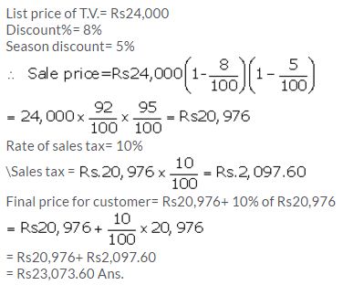 Selina Concise Mathematics Class 10 ICSE Solutions Value Added Tax image - 8