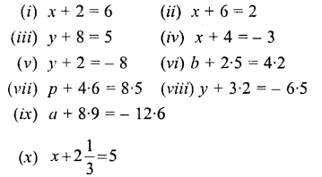 Selina Concise Mathematics Class 6 ICSE Solutions Chapter 22 Simple (Linear) Equations image - 1