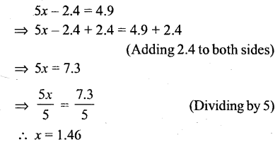 Selina Concise Mathematics Class 6 ICSE Solutions Chapter 22 Simple (Linear) Equations image - 100