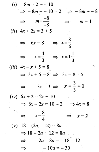 Selina Concise Mathematics Class 6 ICSE Solutions Chapter 22 Simple (Linear) Equations image - 30