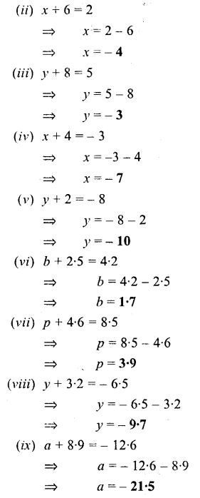 Selina Concise Mathematics Class 6 ICSE Solutions Chapter 22 Simple (Linear) Equations image - 4