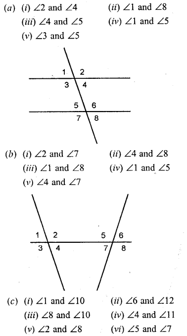 Selina Concise Mathematics Class 6 ICSE Solutions Chapter 25 Properties of Angles and Lines image - 10