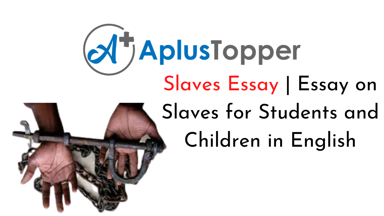treatment of slaves essay