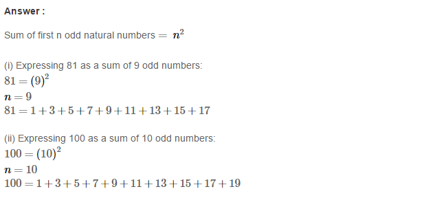 Squares and Square Roots RS Aggarwal Class 8 Maths Solutions Exercise 3B 5.1
