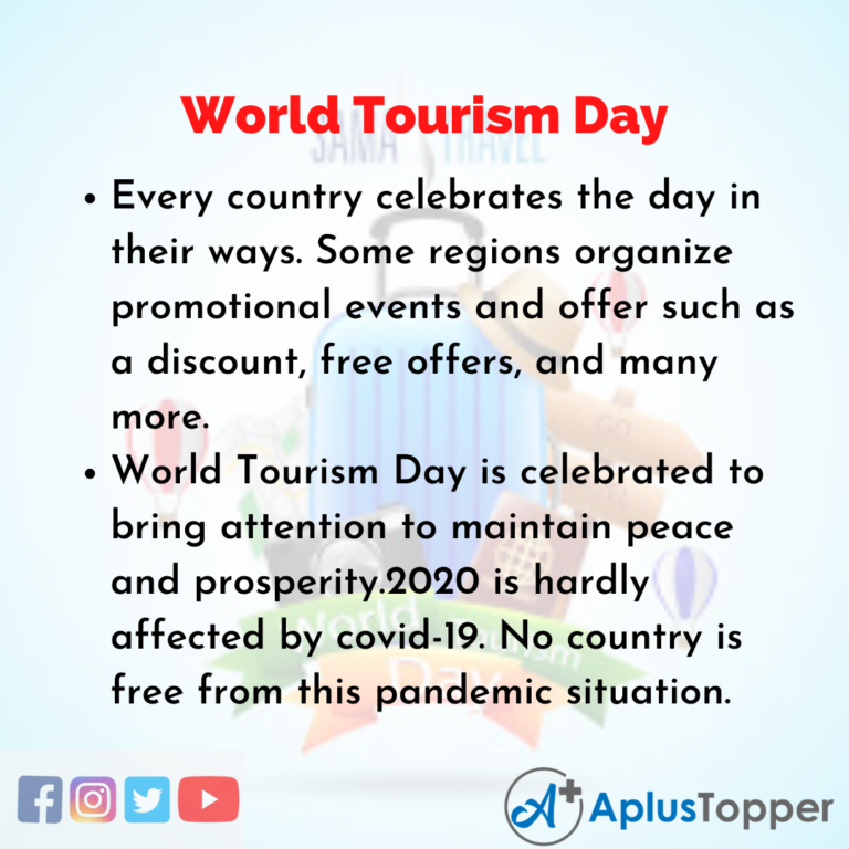 speech on world tourism day