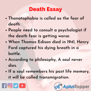 art of dying essay
