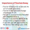 essay of characteristics of tourism
