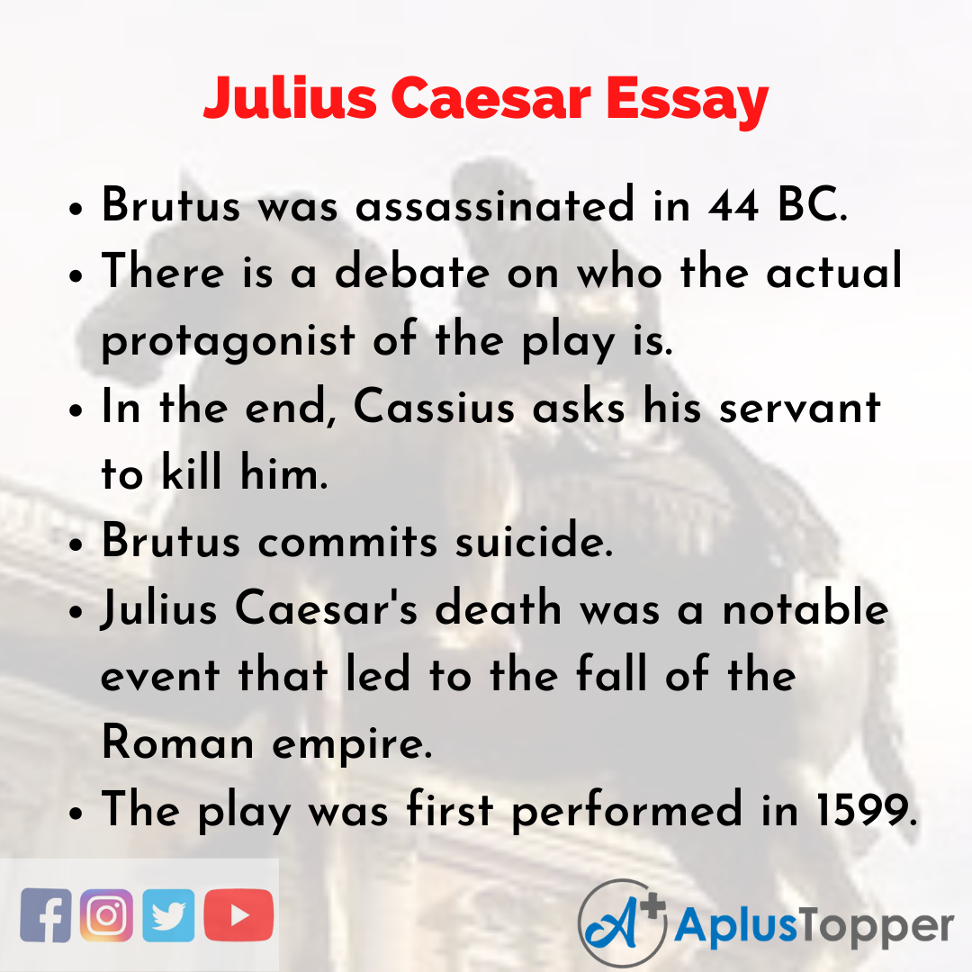 Essay about Julius Caesar