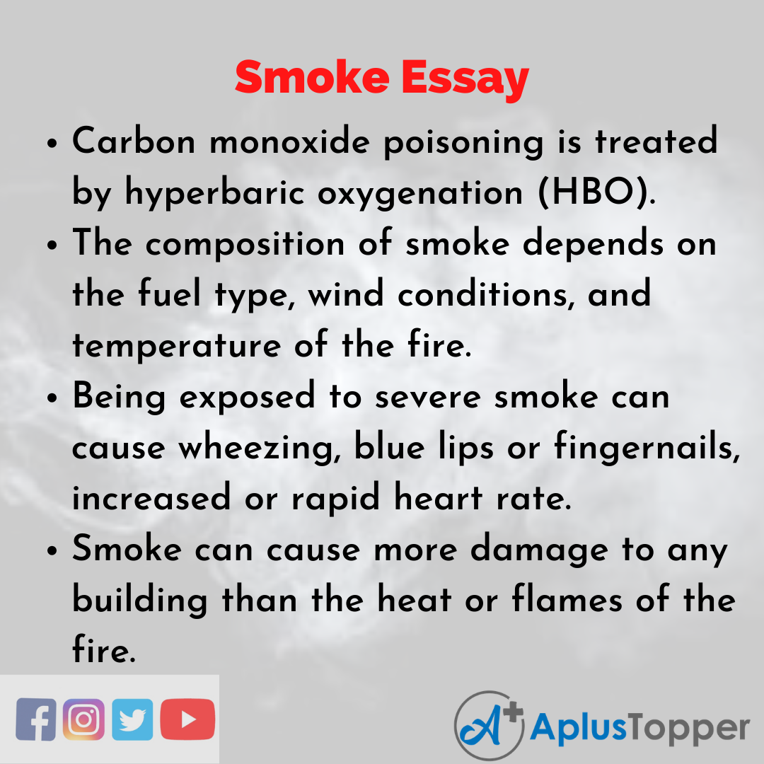 Essay about Smoke