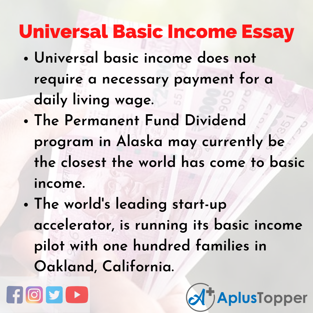 essay universal basic income
