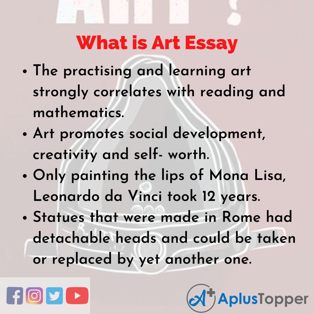 essay topic ideas about art