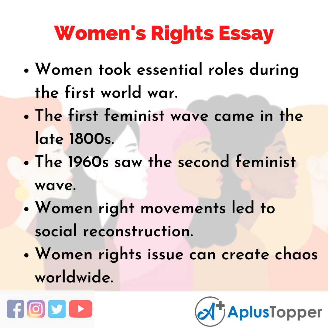 women's rights easy essay
