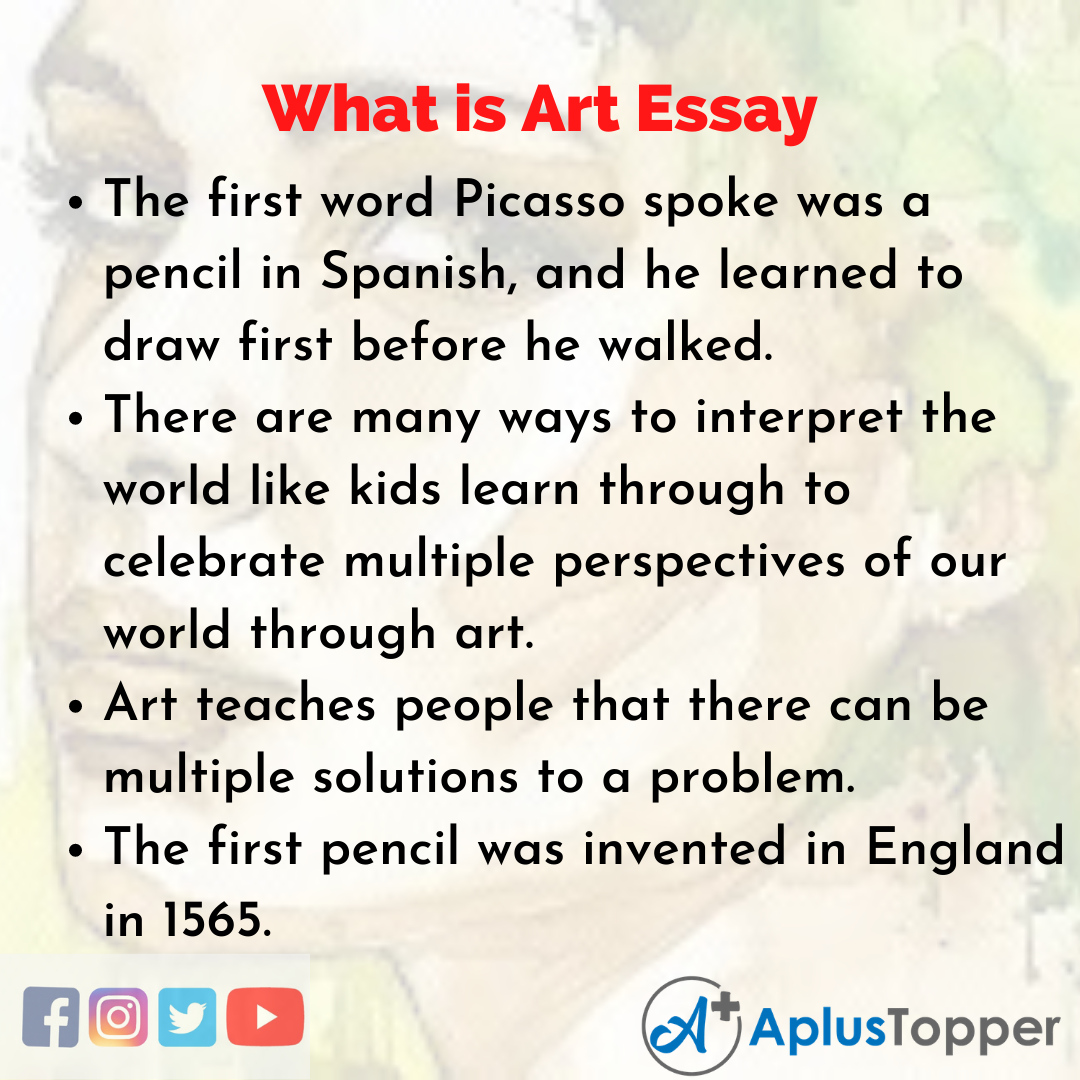 essay why art is important