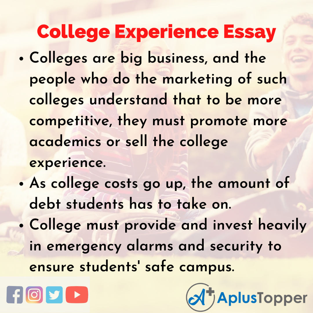 Essay on College Experience