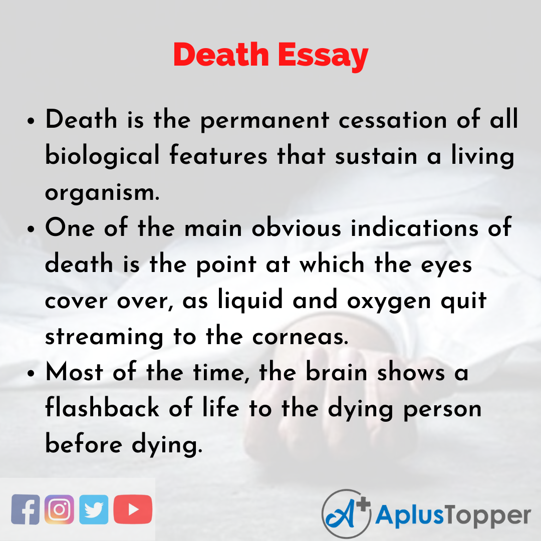 essay about death