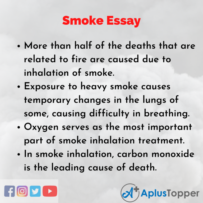 3 paragraph essay about smoking