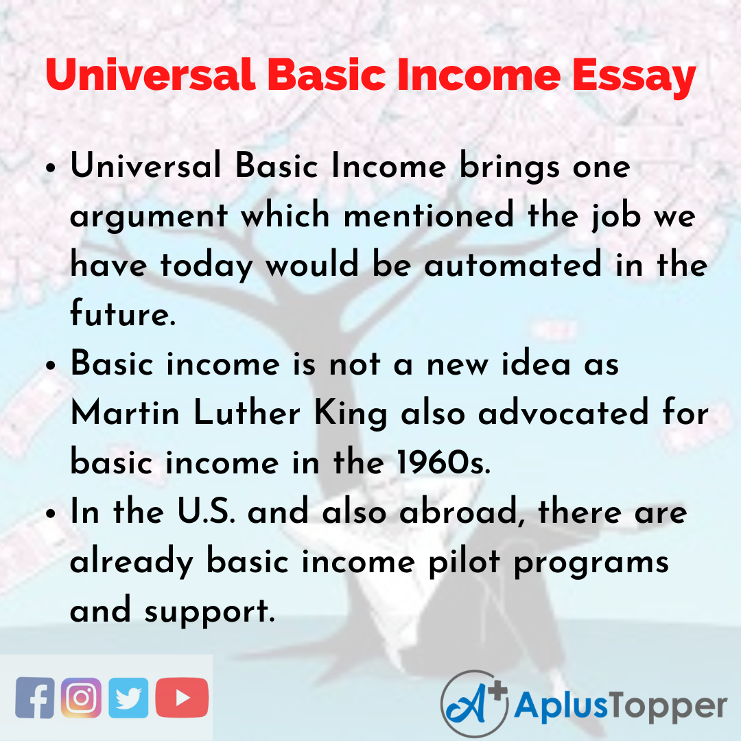 essay on source of income