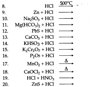 ICSE Solutions for Class 10 Chemistry - Study of Compounds Hydrogen Chloride 22