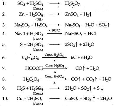ICSE Solutions for Class 10 Chemistry - Sulphuric Acid 27
