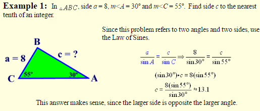 Law of Sines 10