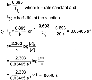 how to solve chemical kinetics questions