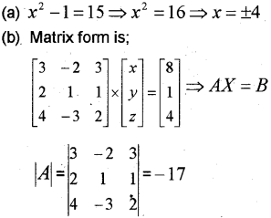 Plus Two Maths Chapter Wise Previous Questions Chapter 4 Determinants 24