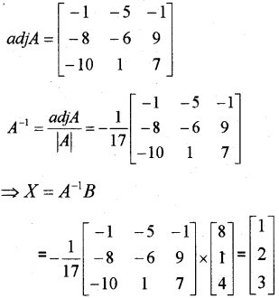 Plus Two Maths Chapter Wise Previous Questions Chapter 4 Determinants 25