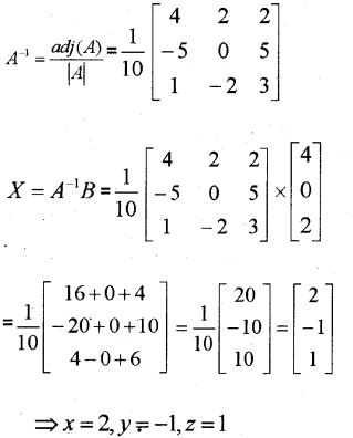 Plus Two Maths Chapter Wise Previous Questions Chapter 4 Determinants 28