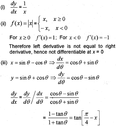 Plus Two Maths Chapter Wise Previous Questions Chapter 5 Continuity and Differentiability 36