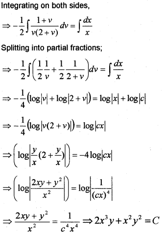 Plus Two Maths Chapter Wise Previous Questions Chapter 9 Differential Equations 21