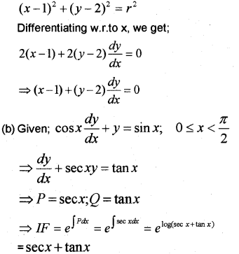 Plus Two Maths Chapter Wise Previous Questions Chapter 9 Differential Equations 5