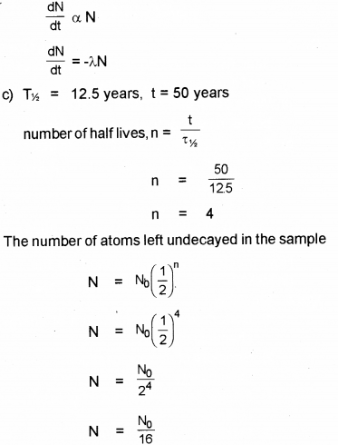 Plus Two Physics Chapter Wise Previous Questions Chapter 13 Nuclei 12
