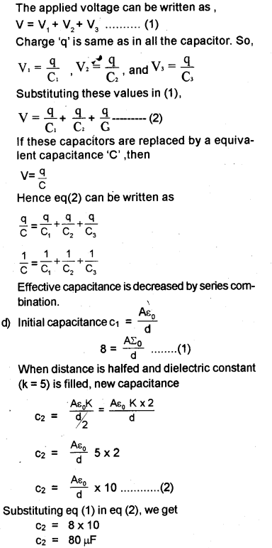 Plus Two Physics Chapter Wise Previous Questions Chapter 2 Electric Potential and Capacitance 17