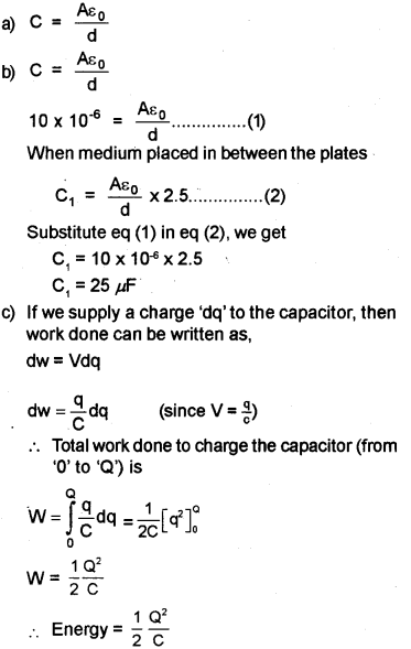 Plus Two Physics Chapter Wise Previous Questions Chapter 2 Electric Potential and Capacitance 4