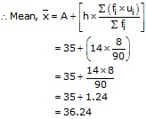 RS Aggarwal Solutions Class 10 Chapter 9 Mean, Median, Mode of Grouped Data Ex 9A 18.1