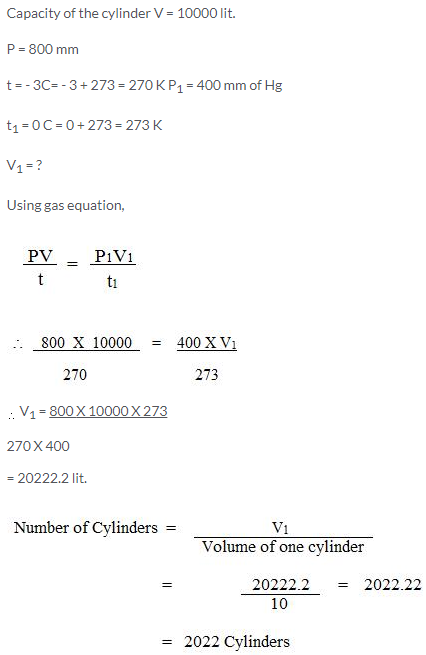 Selina Concise Chemistry Class 9 ICSE Solutions Study of Gas Laws image - 33
