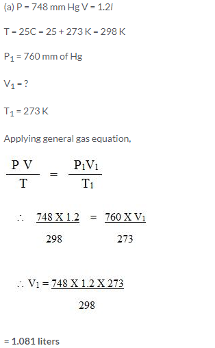 Selina Concise Chemistry Class 9 ICSE Solutions Study of Gas Laws image - 36
