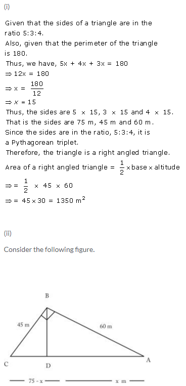 Selina Concise Mathematics Class 9 ICSE Solutions Area and Perimeter of Plane Figures image - 10