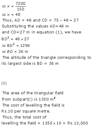 Selina Concise Mathematics Class 9 ICSE Solutions Area and Perimeter of Plane Figures image - 12
