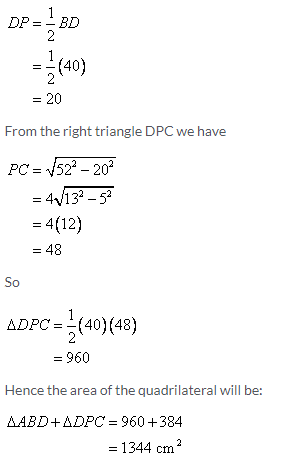 Selina Concise Mathematics Class 9 ICSE Solutions Area and Perimeter of Plane Figures image - 23