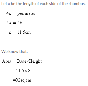 Selina Concise Mathematics Class 9 ICSE Solutions Area and Perimeter of Plane Figures image - 41