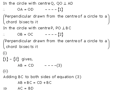 Selina Concise Mathematics Class 9 ICSE Solutions Circle image - 19