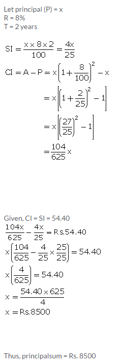 Selina Concise Mathematics Class 9 ICSE Solutions Compound Interest (Using Formula) 19