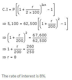 Selina Concise Mathematics Class 9 ICSE Solutions Compound Interest (Using Formula) 35