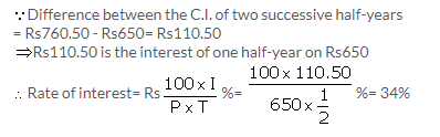 Selina Concise Mathematics Class 9 ICSE Solutions Compound Interest (Without using formula) 27