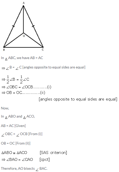 Selina Concise Mathematics Class 9 ICSE Solutions Isosceles Triangles 31