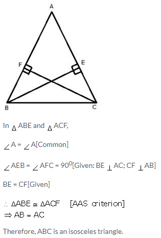 Selina Concise Mathematics Class 9 ICSE Solutions Isosceles Triangles 37