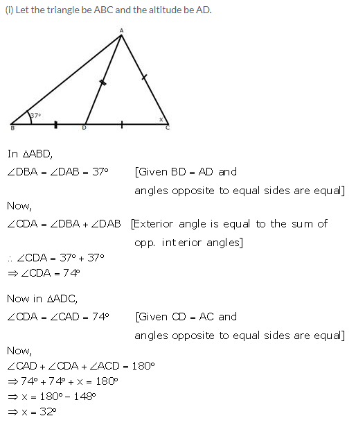 Selina Concise Mathematics Class 9 ICSE Solutions Isosceles Triangles 4
